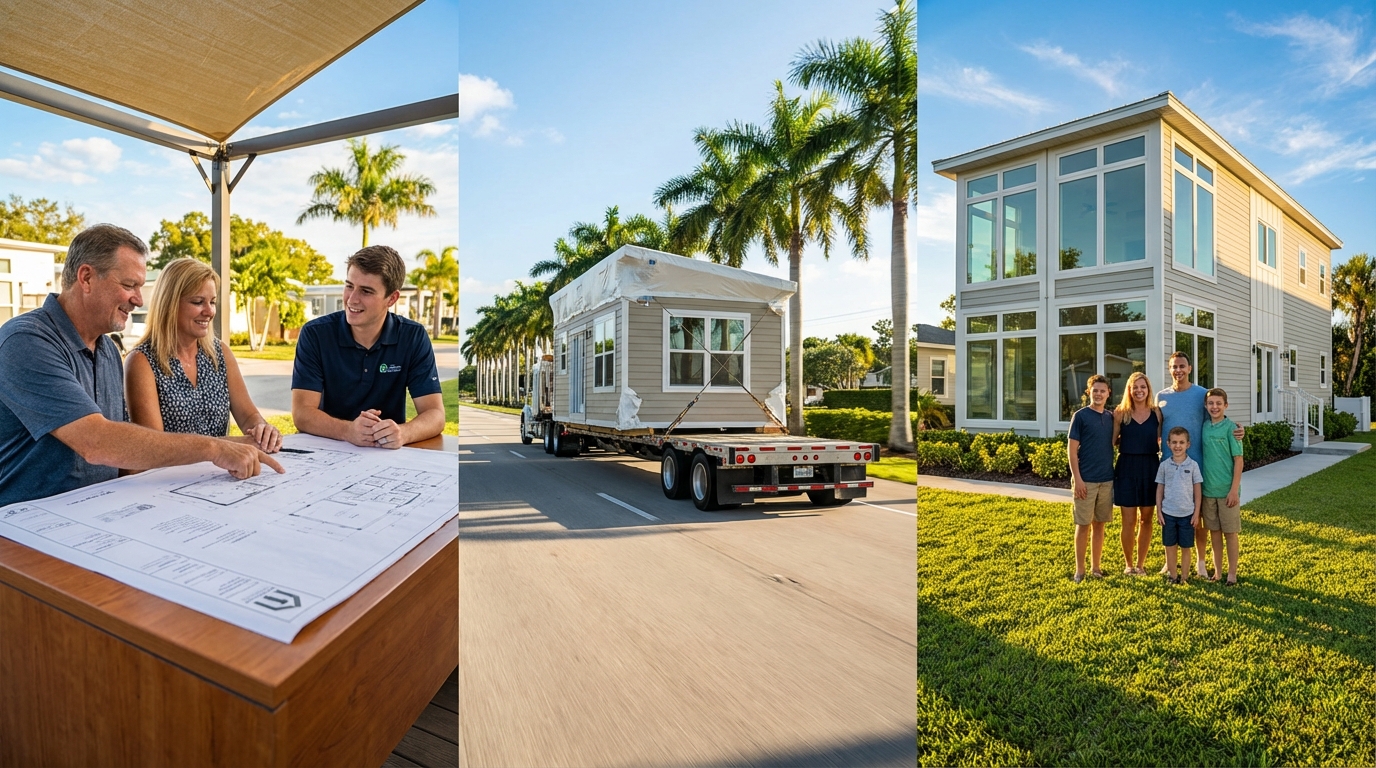 Florida Home Buy process overview - from consultation to move-in
